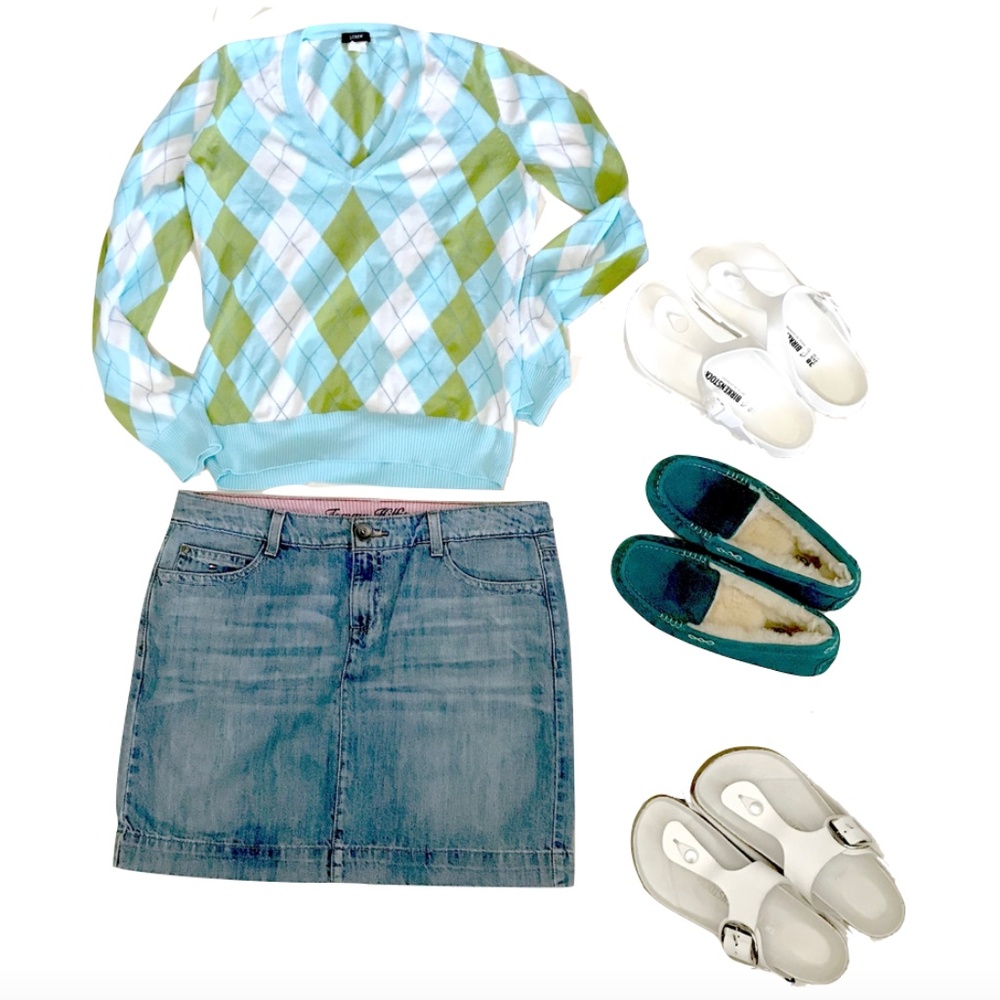 Tommy Hilfiger vintage denim mini skirt size 10